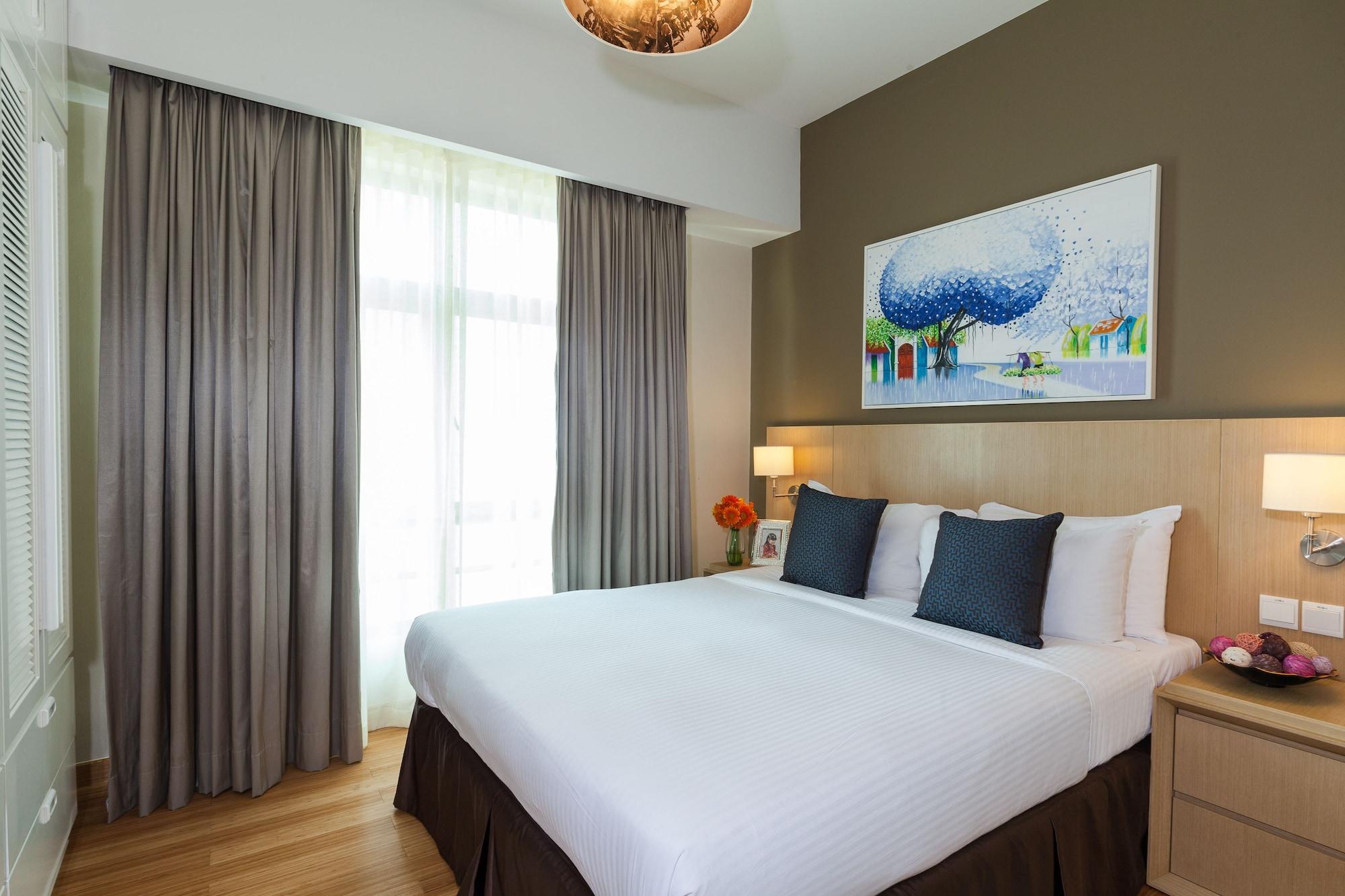 Somerset Хошимин Екстериор снимка A bedroom at the hotel